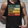 I'm Hiro Doing Hiro Things 面白い名言 タンクトップ 彼への贈り物
