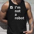 I'm Not A Robot Ai 人工知能ゲーマー タンクトップ 彼への贈り物