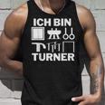 Ich Bin ターナー アート 体操モチーフ 男の子 メンズ タンクトップ 彼への贈り物