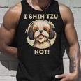 Ihih Tzu Not おもしろシーズー犬 タンクトップ 彼への贈り物