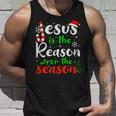 Jesus Is The Reason For Theeason クリスマス 神の信仰 タンクトップ 彼への贈り物