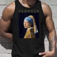 Johannesermeer アーティスト向け 真珠のイヤリングを持つ少女 タンクトップ 彼への贈り物