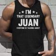 Juan 個人名 I'm That Legendary Juan Juan タンクトップ 彼への贈り物