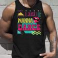 I Just Wanna Dance Lovers ファニーダンシングファン レトロダンサー タンクトップ 彼への贈り物