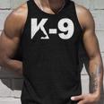 K9 ジャーマンシェパード ロゴデザイン K-9 退役軍人の日 タンクトップ 彼への贈り物