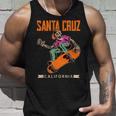 Laid Back スケルトン スケートボーダー サンタクルーズ タンクトップ 彼への贈り物