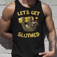 Let's Getlothed テキーラ-面白い飲酒ナマケモノ タンクトップ 彼への贈り物