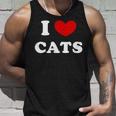 I Love Cats I Heart Cats タンクトップ 彼への贈り物