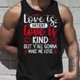 Love Is Patient But Y'all Make Me Lose My Mind Faith タンクトップ 彼への贈り物