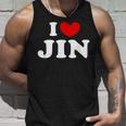 I Love Jin 私は愛する Jin タンクトップ 彼への贈り物