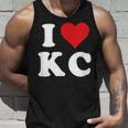 I Love Kc Initials I Heart KC First Last Name K C タンクトップ 彼への贈り物