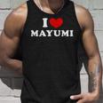 I Love Mayumi 私は愛する Mayumi タンクトップ 彼への贈り物