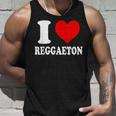 I Love Reggaeton Music タンクトップ 彼への贈り物