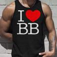 I Love ハート Bb タンクトップ 彼への贈り物