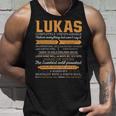 Lukas Completely Unexplainable Notices Everything But Won’T Say It Name Tank Top Gifts for Him