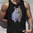 Meme Huh Catミームハァキャット面白い タンクトップ 彼への贈り物