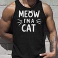 Meow I'm Cat おもしろい子猫好きデザイン タンクトップ 彼への贈り物