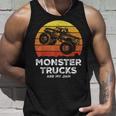 Monster Trucks Are My Jam シャツ モンスタートラック 面白い エンジン タンクトップ 彼への贈り物