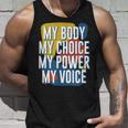 My Body Choice Power Andoice フェミニストポジティブ タンクトップ 彼への贈り物