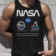 Nasa アポロ アルテミス ミッション ワーム バッジ ロゴ タンクトップ 彼への贈り物