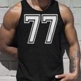 Number 77 Birthday 77Thports Player チーム番号入りジャージ タンクトップ 彼への贈り物