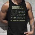Oneill 姓 姓 迷彩 アメリカ国旗 タンクトップ 彼への贈り物
