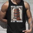 Read Bookstay Weird Bookworm Reading Book Lover Book タンクトップ 彼への贈り物
