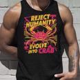 Reject Humanity Evolve To Crab ファニーカニ タンクトップ 彼への贈り物