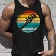 Retro Bajista Rockero Músico Instrumento Música Bajo Camiseta sin mangas Regalos para él