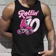 Rollin' Into 10 Patines De Patinaje Para Cumpleaños De Niña Camiseta sin mangas Regalos para él