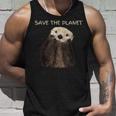 Save The Planet かわいいラッコ。 タンクトップ 彼への贈り物