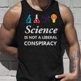 Science Is Not A Liberal Conspiracy リベラルシャツ タンクトップ 彼への贈り物