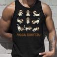 Shih Tzu ヨガシャツ シーズー ヨガポーズ 瞑想 タンクトップ 彼への贈り物