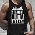 Straight Outta Atlanta 都市のシルエット タンクトップ 彼への贈り物