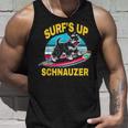 Surf Upchnauzer ファニーグラフィックtシャツ タンクトップ 彼への贈り物