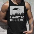 I Want To Believe I Aliens Ufo エリア 51 Roswell タンクトップ 彼への贈り物
