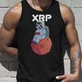 Xrpかわいい月の男暗号通貨電話トレーダー タンクトップ 彼への贈り物