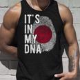 おかしな It's In My Dna 日本国旗 指紋 タンクトップ 彼への贈り物
