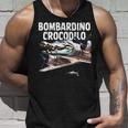 おもしろい ボンバルディーノ クロコディロ イタリア Ai 動物 ブレイン ミーム タンクトップ 彼への贈り物