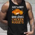 おもしろチキンナゲット メンズ ボーイズ キッズ チキンナゲット愛好家向け タンクトップ 彼への贈り物