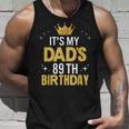 お父さんの89歳の誕生日アイデアハッピーファニー タンクトップ 彼への贈り物