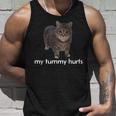お腹が痛い面白いオイイア・オイア・キャット・ミーム タンクトップ 彼への贈り物