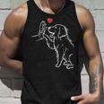 かわいいゴールデンレトリバー 愛のゴールデンレトリバー タンクトップ 彼への贈り物