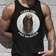 かわいいラッコ 言って I Love You Like No Otter私はあなたを愛しています タンクトップ 彼への贈り物