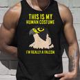 これは私の人間のコスチュームです私は本当にハヤブサ鳥です タンクトップ 彼への贈り物