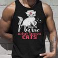 ただの猫好きナースおもしろいネコナース タンクトップ 彼への贈り物