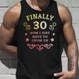ついに30歳になった今は大人になるしかない ヴィンテージ 30歳の誕生日 タンクトップ 彼への贈り物