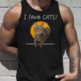 ねこだいすき 猫 キジトラ猫 かわいい Cat タンクトップ 彼への贈り物