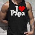 アイラブハートパパ父の日パパパパ タンクトップ 彼への贈り物