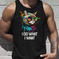 アイ・ドゥー・ホワット・アイ・ワント キャット・ウィズ・サングラス タンクトップ 彼への贈り物